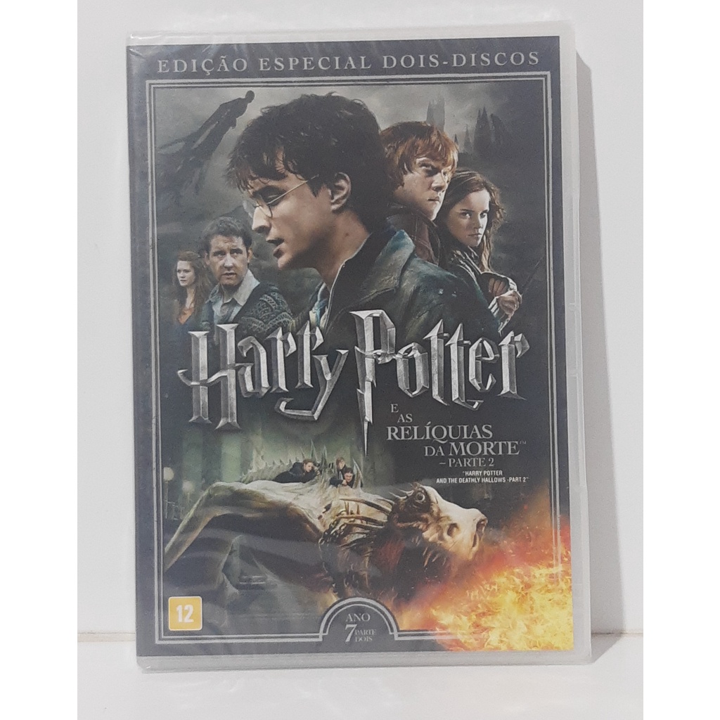 DVD Harry Potter e as reliquias da morte - parte 2 (duplo) (Lacrado)