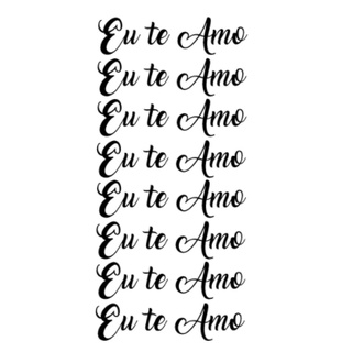 10 Adesivos Frase Eu Te Amo, decoração, Festa Parede!