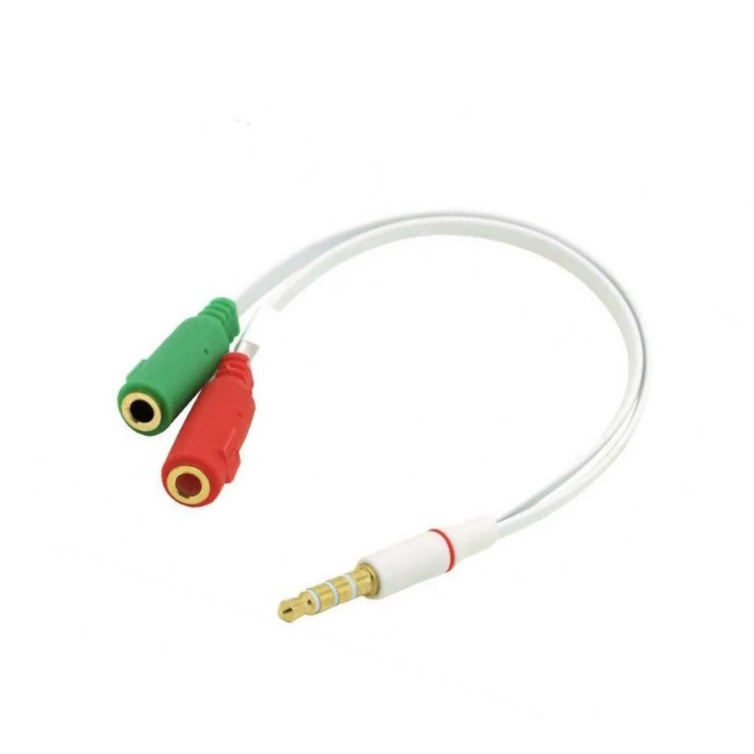 Adaptador 2 P2 fêmea divisor para1 saídas P3 Converte Fone de computador Para celular tablet e outros