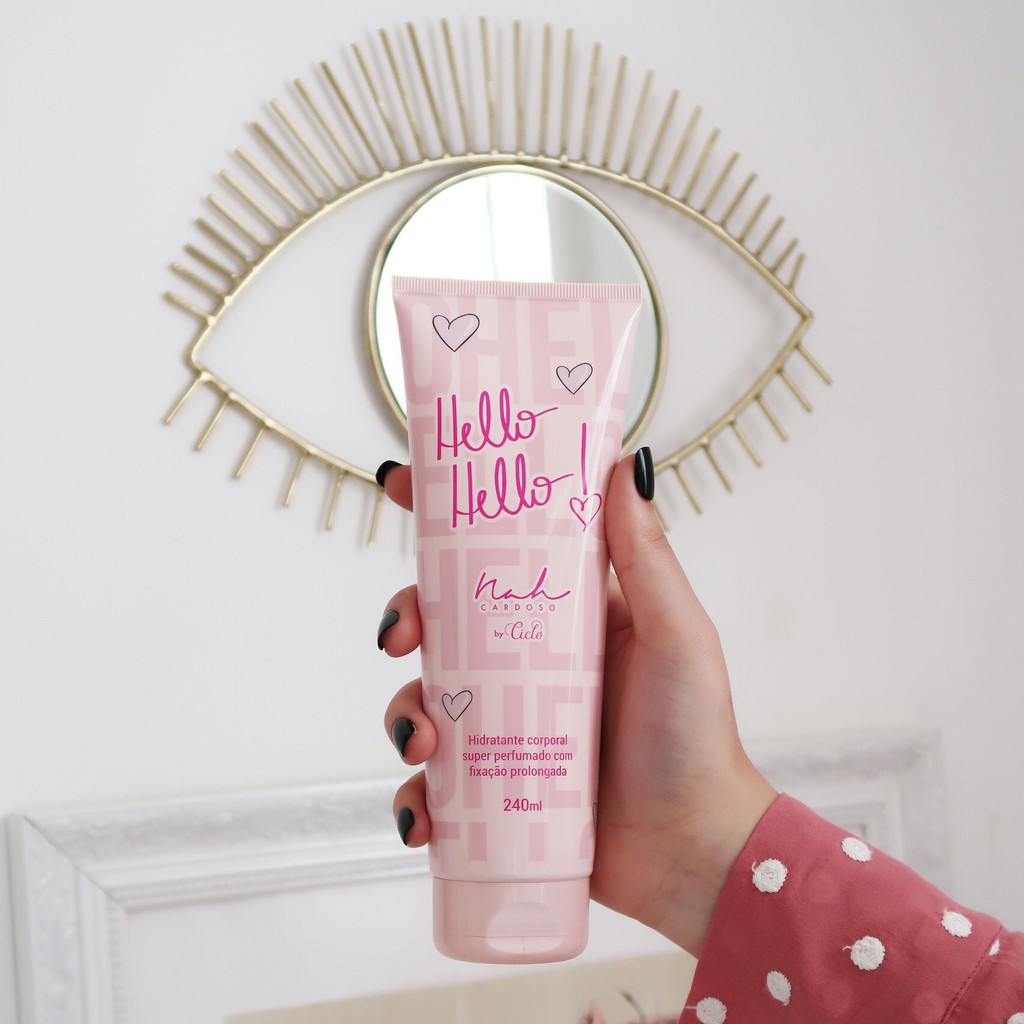 Loção Hidratante Hello Hello Nah Cardoso da Ciclo | Shopee Brasil
