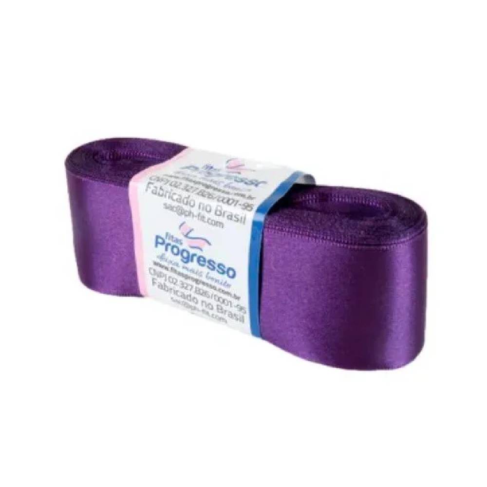 Fita de Cetim Progresso 38mm nº9 - 10m 675 Violeta - 1un em Oferta na Shopee