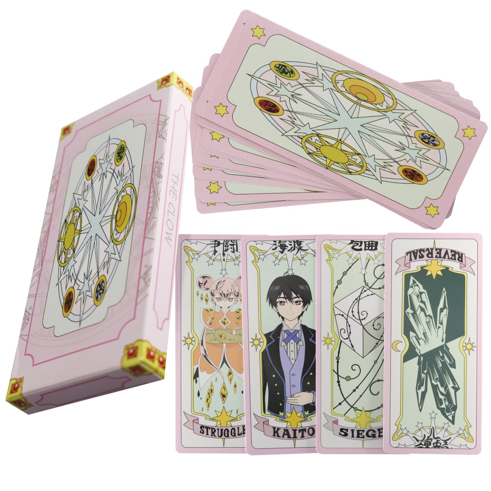 Cartas Clow Sakura Cardcaptor Branco 28 un Anime Clear Card