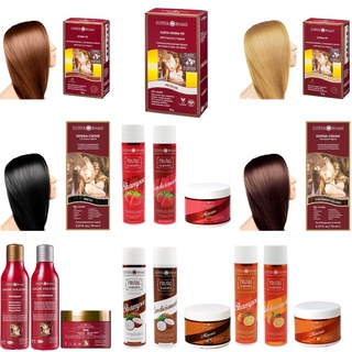 Henna Indiana Natural em PÓ ou CREME ou SHAMPOO ou CONDICIONADOR ou MASCARA CAPILAR Surya Brasil para os Cabelos (1 variação)