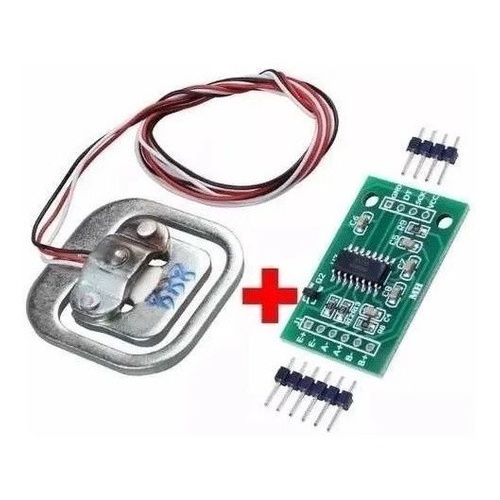 Sensor Carga Hx711 24bits + Celula Carga Peso 50kg Arduino