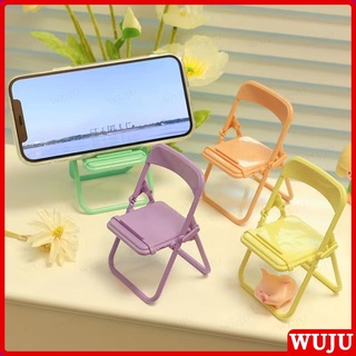 WUJU Suporte Portátil Dobrável Mini Para Cadeira De Mesa Decoração Macaron Color Stand Ajustável Holder