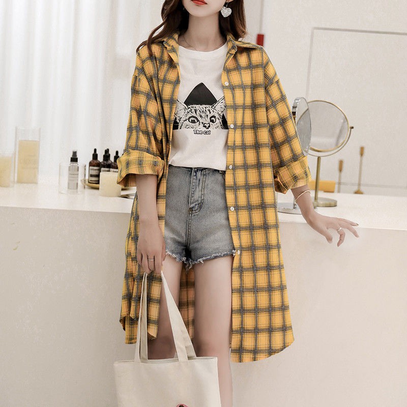 camisa xadrez feminina tamanho grande