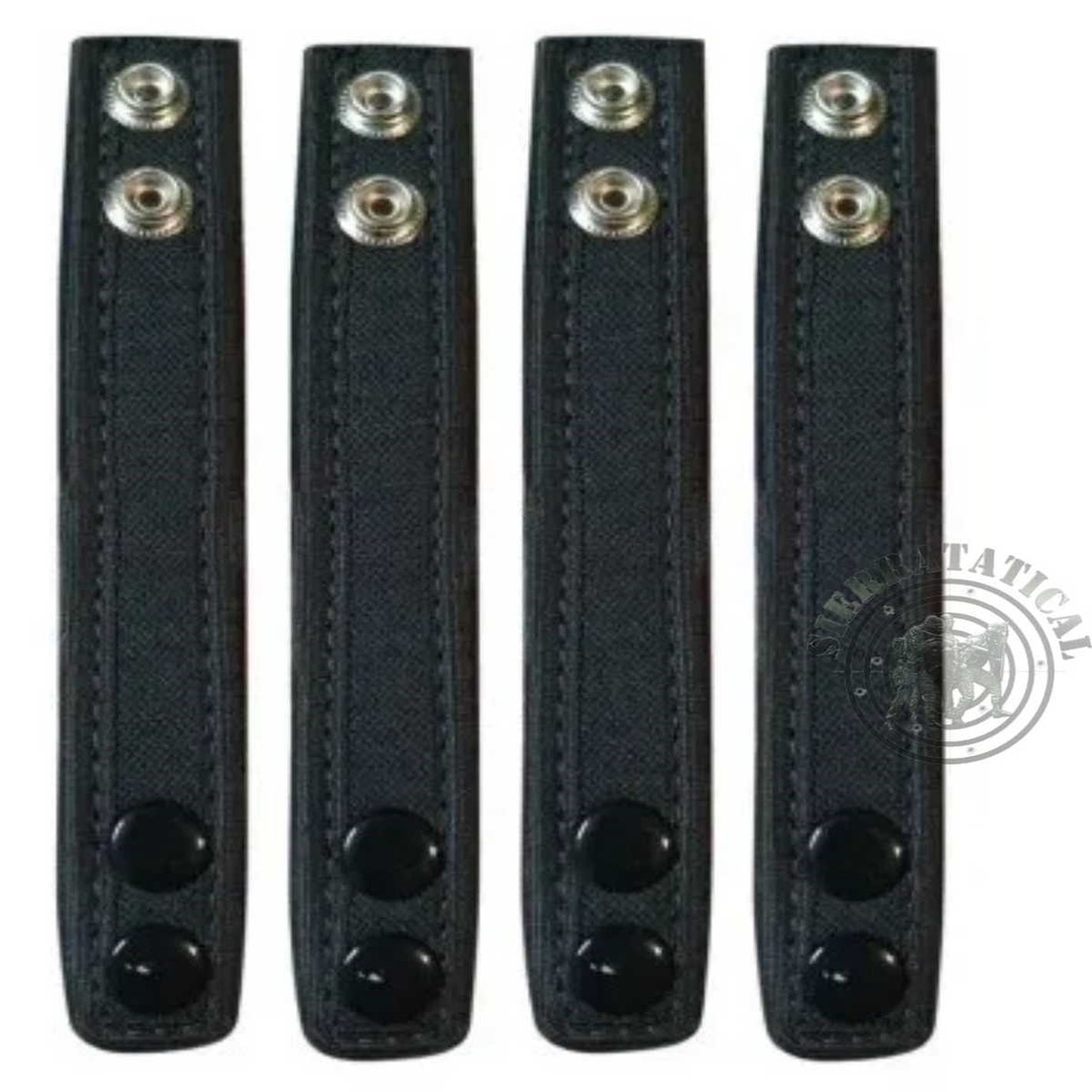 Pac Com 4 Presilhas Em Nilon Resistente Para Cinto Tático...