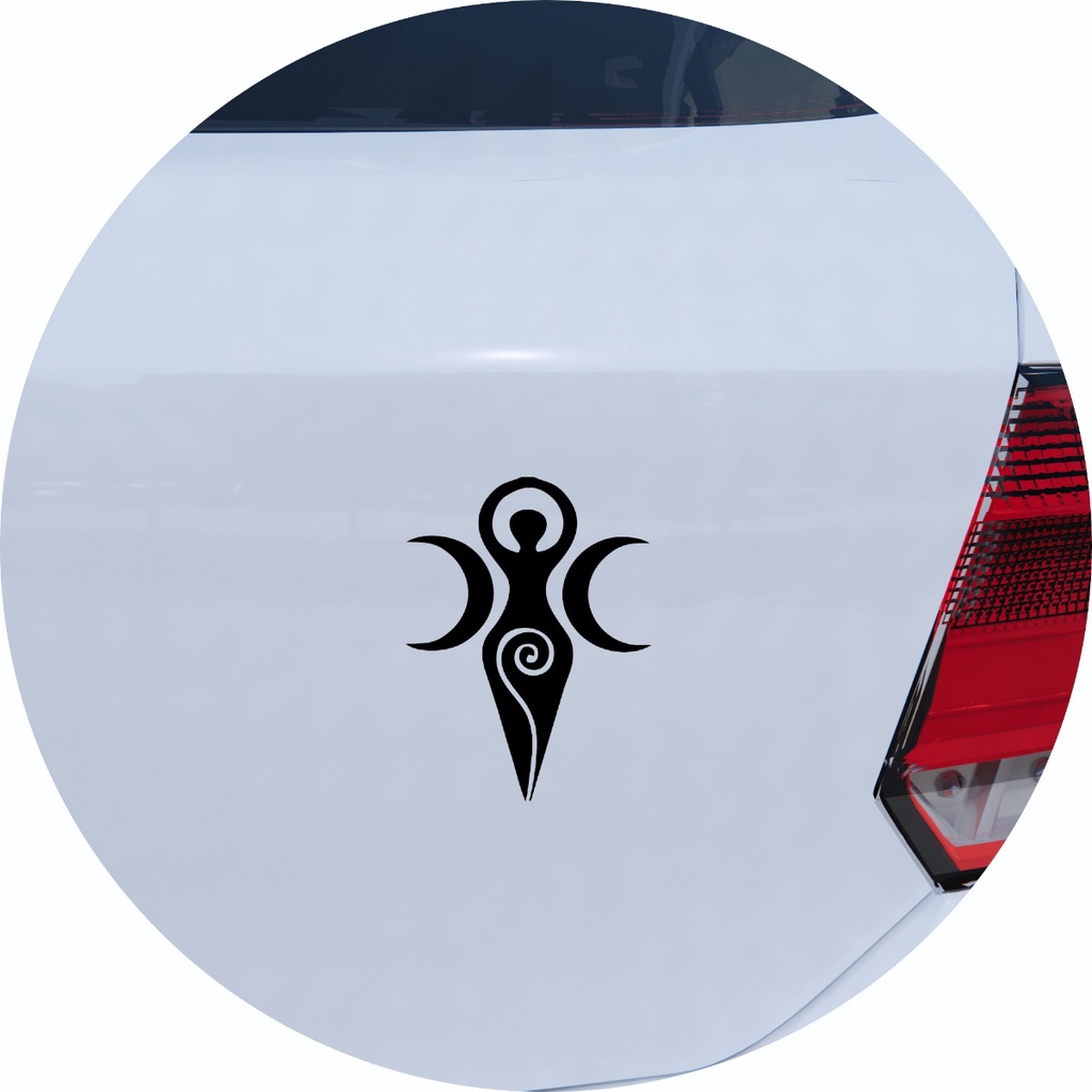Adesivo de Carro Símbolo Deusa Wicca