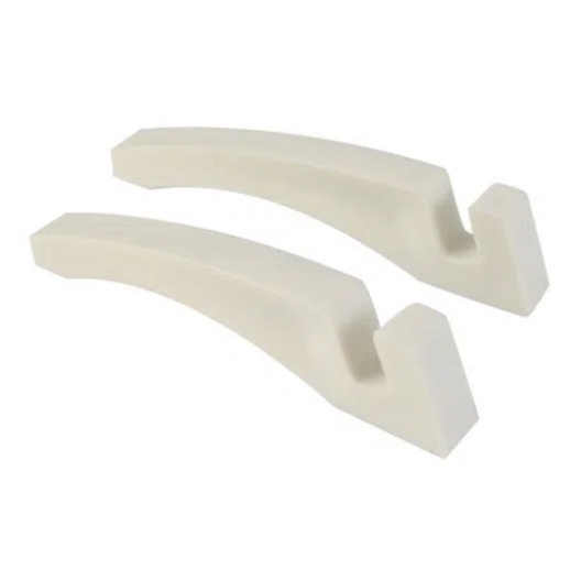 10 Suporte de Azulejo Plástico Branca - Par