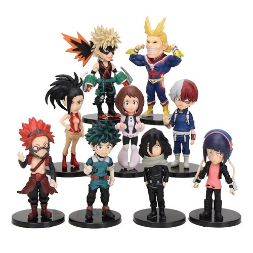 Caixa com 6 Personagens Smash My Hero Academia Banpresto em Promoção na  Americanas