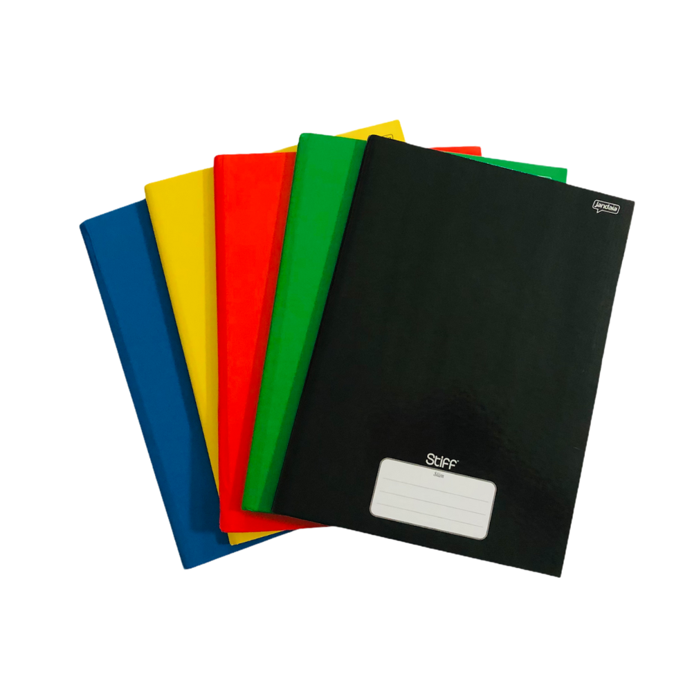 Caderno Grande Brochura Capa Dura 80fls Vermelho Jandaia Shopee Brasil 9404