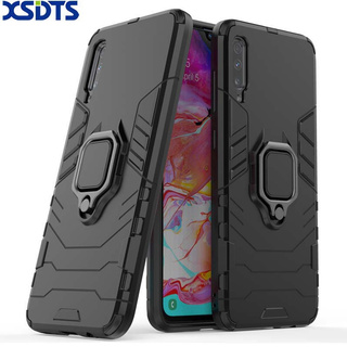 Casing Samsung A70 A 70 Case Capa Para Samsung Galaxy A50 A70 A51 A71 Phone Case Armor Bumper Ring Holder Stand Back Cover