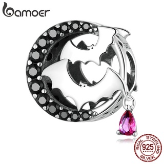 Bamoer Contas 925 Acessórios Prata Bat Pandent Diy Para Colar E Pulseira