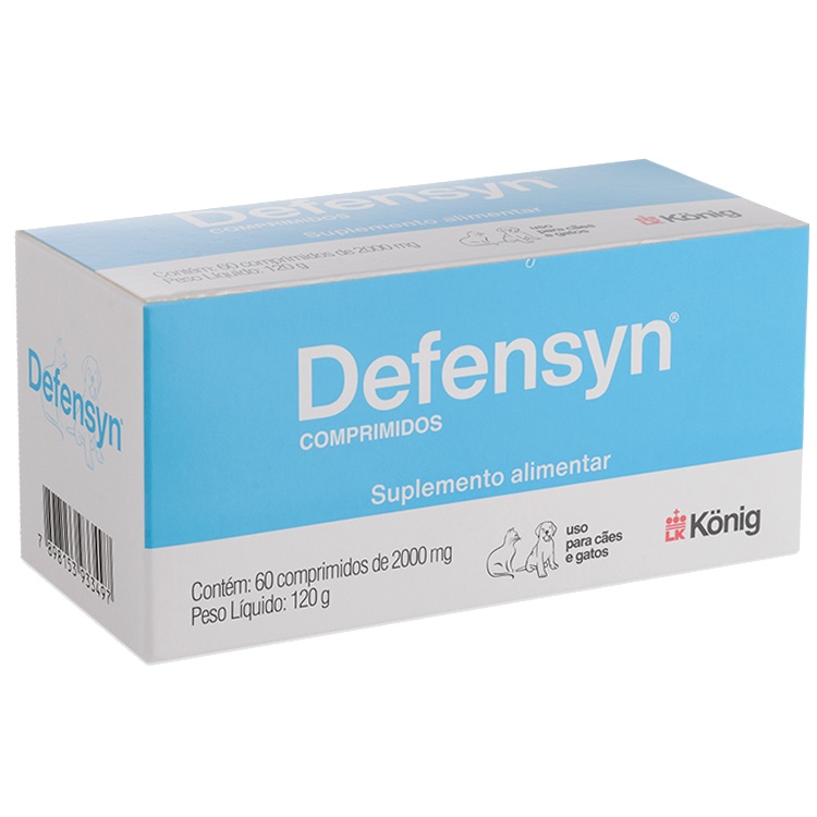 Complemento Alimentar Defensyn 2000mg 60 Comprimidos - König