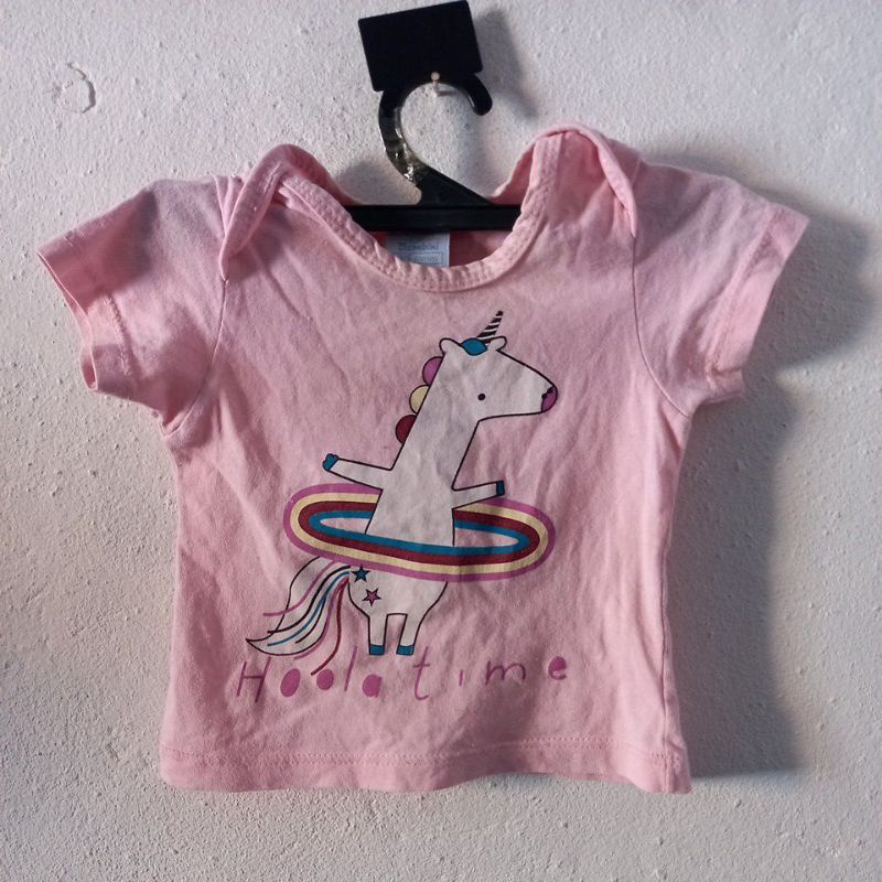 camisa rosa pônei usada