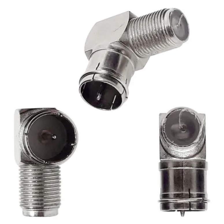 Kit 7 Conectores Rg6 Rosca Coaxial (l)+3 Engate Rápido Rg6 L