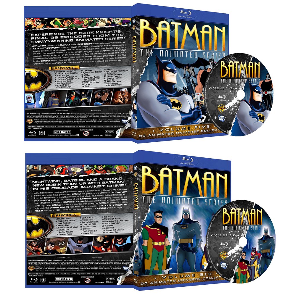 Box Blu-ray Batman: A série animada - Edição completa + 3 filmes. | Shopee  Brasil