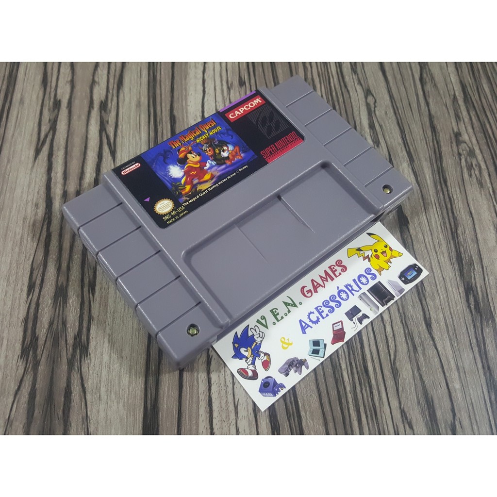 Magical Quest Starring Mickey Mouse P/ Super Nintendo + Garantia!!!!!