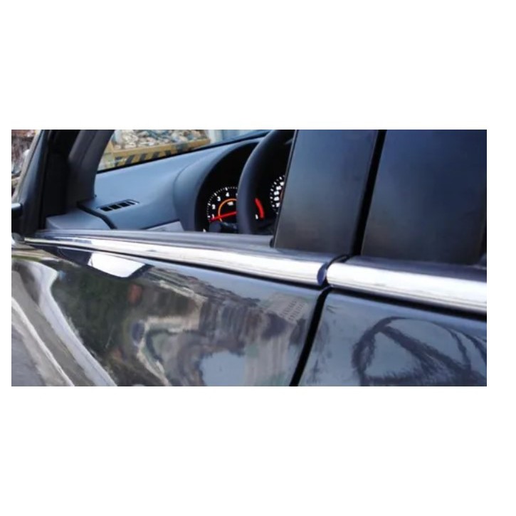 4 Metros Friso Cromado Pestana Base Do Vidro Diversos Carros em Oferta na Shopee