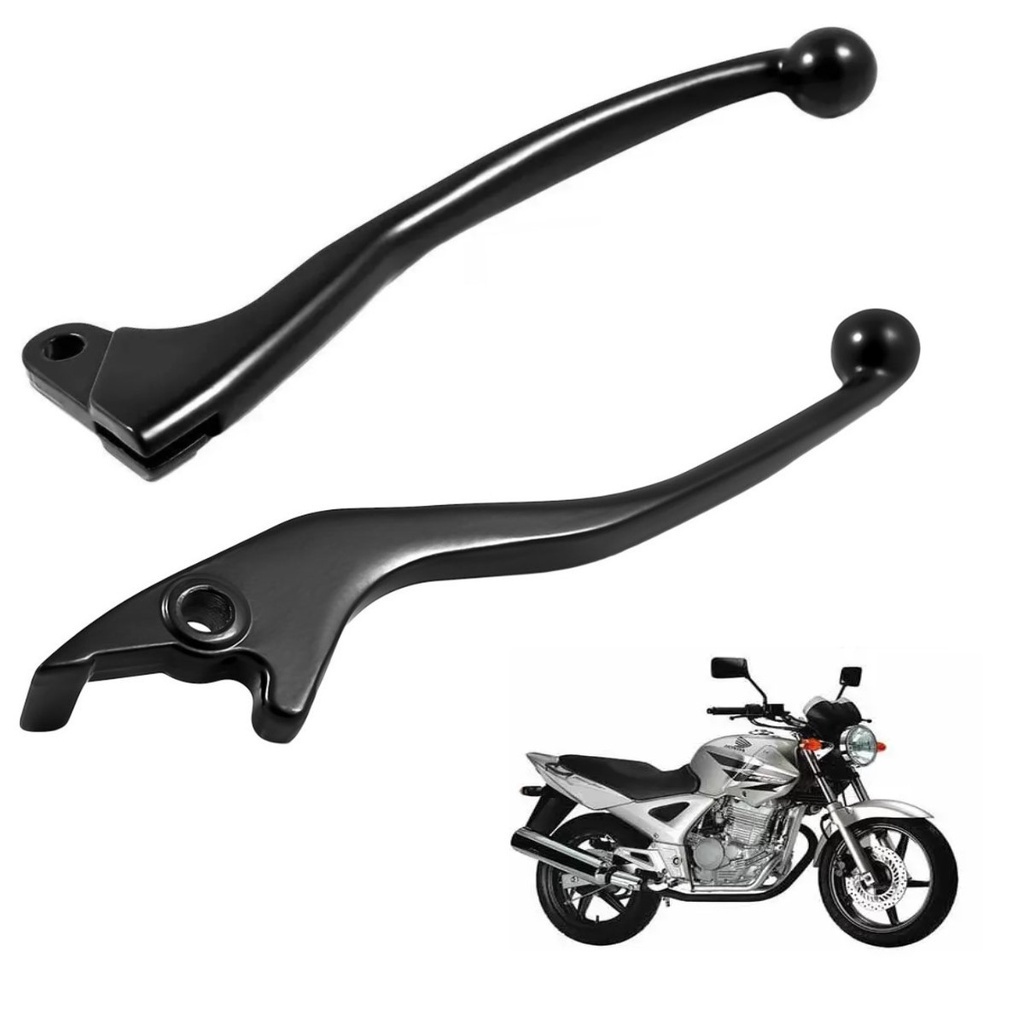 Kit Manete Embreagem Freio Cbx 250 Twister 2001 A 2008 Preto