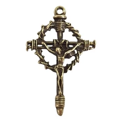 15 Crucifixos Coroa De Cristo - Super Novidade! Modelo Novo!