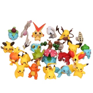 Kit de Miniaturas Pokémon Sortidos Sem Repetições em Oferta na Shopee