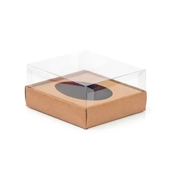 Caixa Ovo de Colher Meio Ovo 100g - 11x12x7cm - Kraft - 5uni - Assk - Rizzo