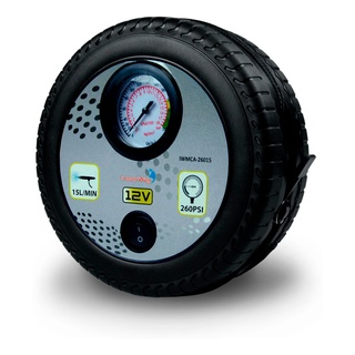 Mini Compressor De Ar Automotivo Portátil 260psi 15l/min 12v