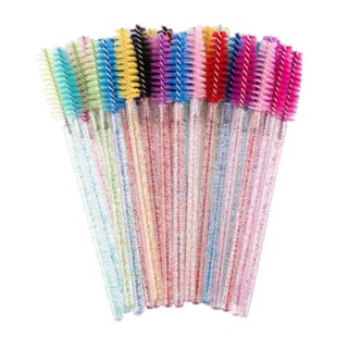 100 escovinhas com glitter Extensão de Cílios e sobrancelha. em Oferta na Shopee