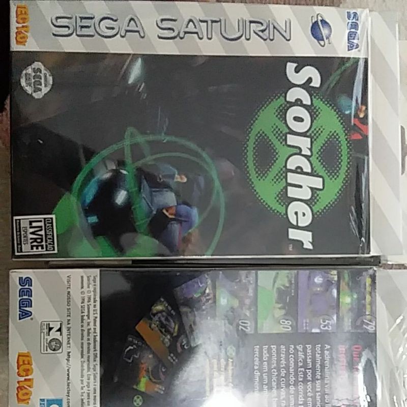 Manual Sega Saturn Sonic R Original - Escorrega o Preço