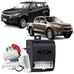 Módulo de Retrovisores Elétricos Rebatimento Tury Park 2.1 Chevrolet TrailBlazer S10 - 4 fios