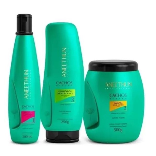 KIT SHAMPOO LOW POO MASCARA DE CACHOS E FINALIZADOR ONDAS E CACHOS ...