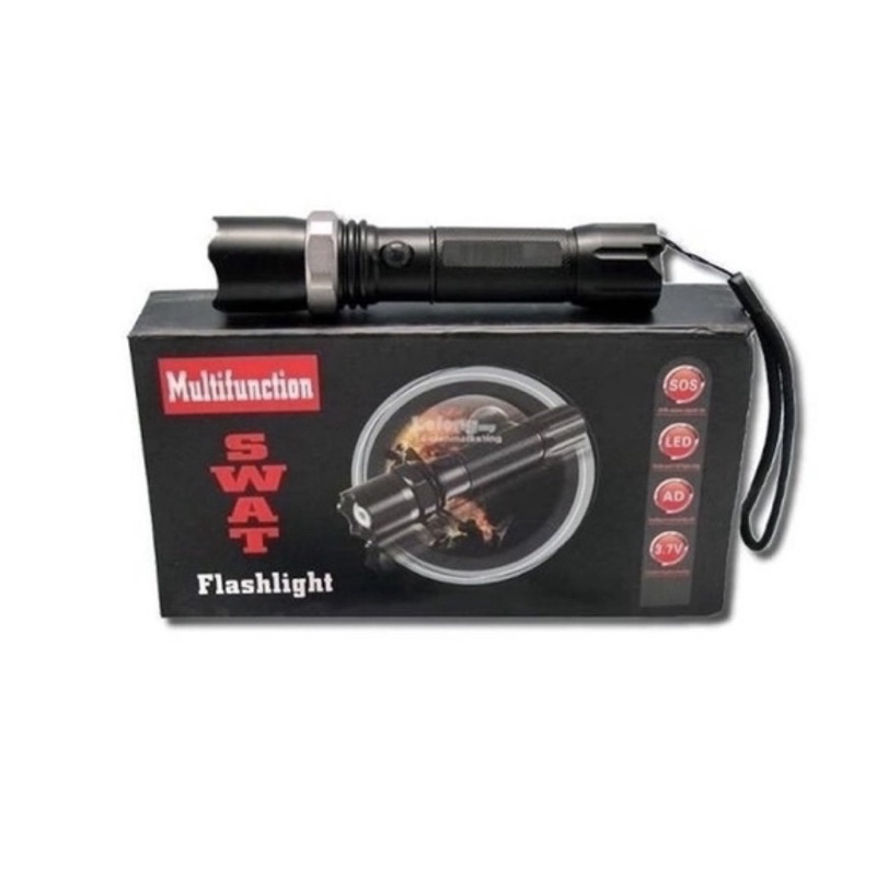 Lanterna Swat Flashlight - Lanterna Tática Luz Led