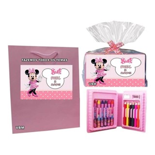 Kit 10 Unid. Maleta Estojo De Pintura + 10 Sacolinha Lembrancinha Personalizada (Temos Todos os Temas) em Oferta na Shopee
