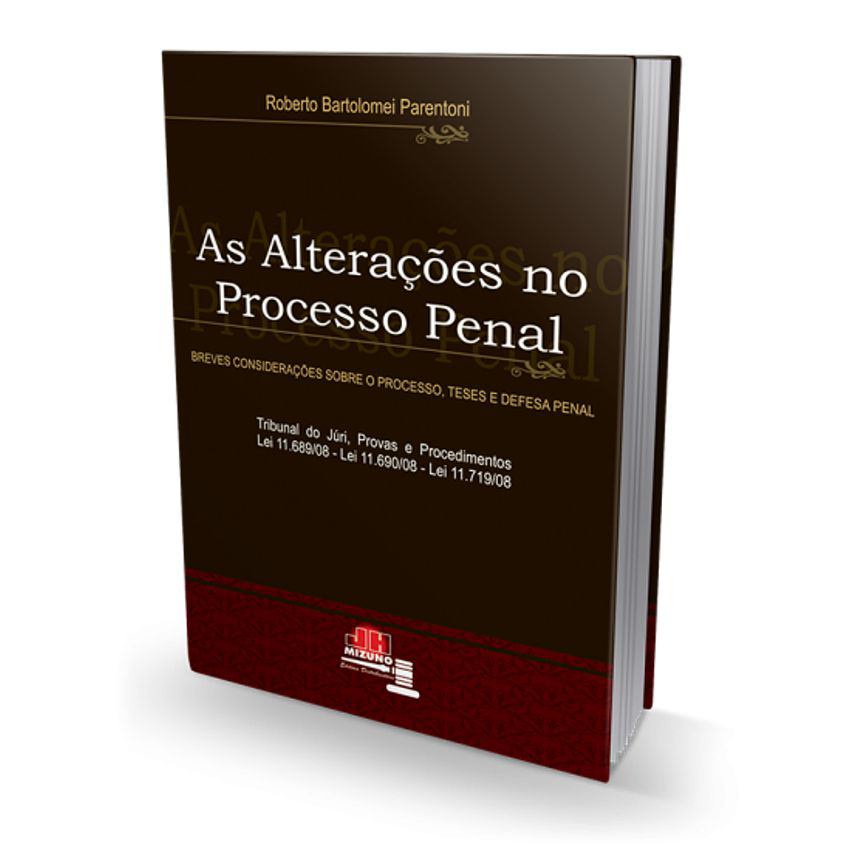 Imagem Alterações no Processo Penal - Livro para Advogado OAB Concursos Públicos