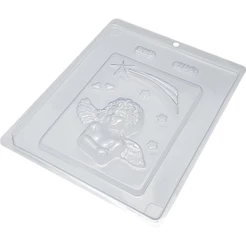 1~10 Forma Simples Placa Anjinho Cód. 184 em Acetato BWB Para Bombom e Doces de Natal e Festas Natalinas (CHOCO)