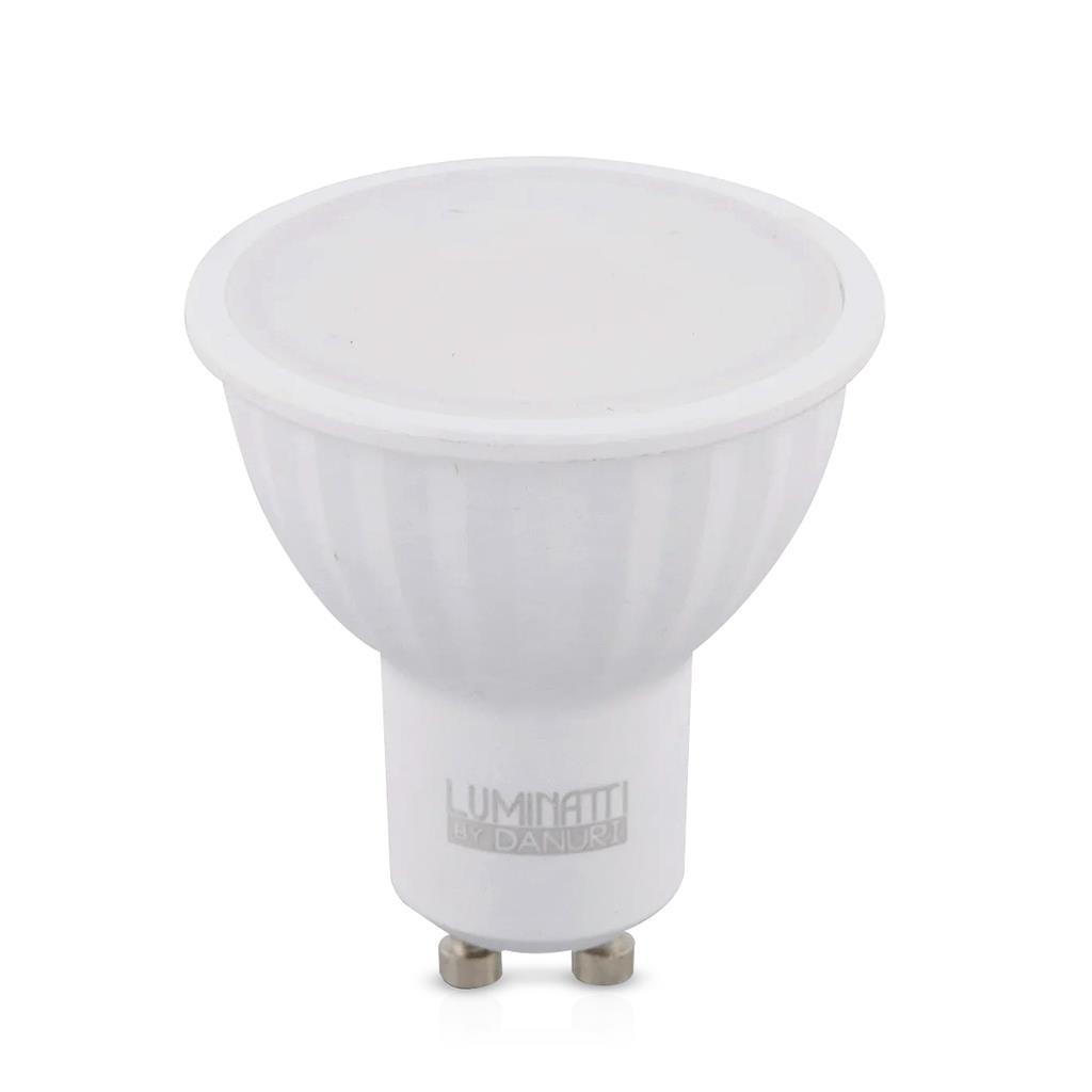 Lampada Led Dicroica Luz Amarela Mr16 7W Gu10 2700K Bivolt - Home & Living