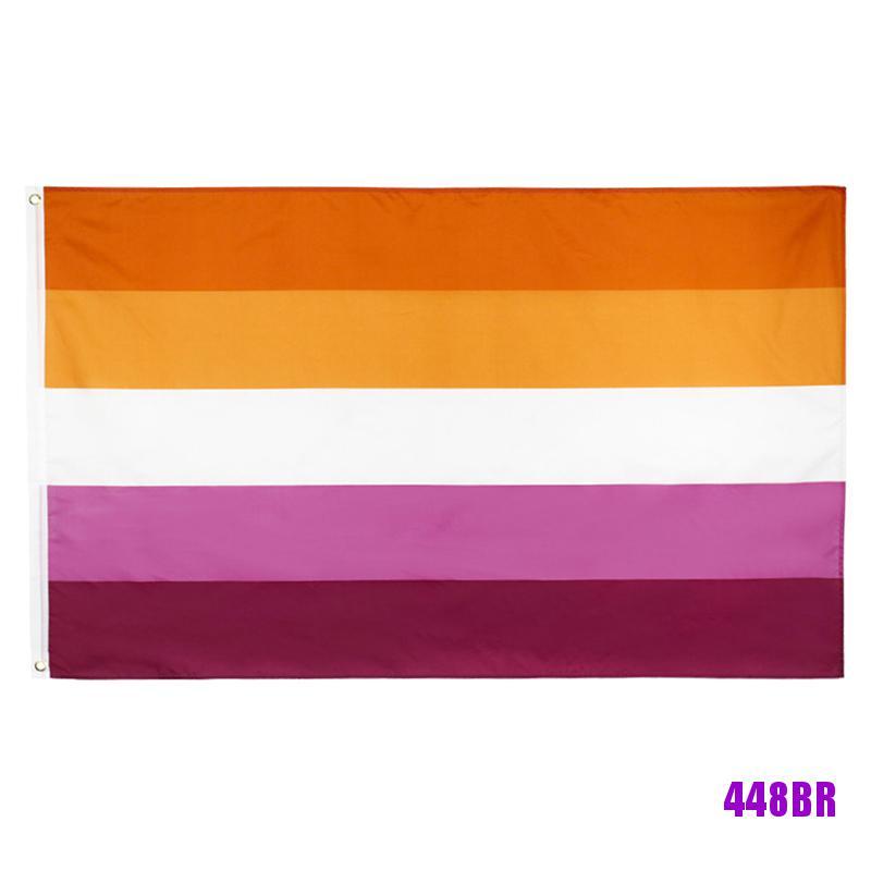 1PC 90x150cm sunset Lesbian Pride Flag Flag bannerWH1