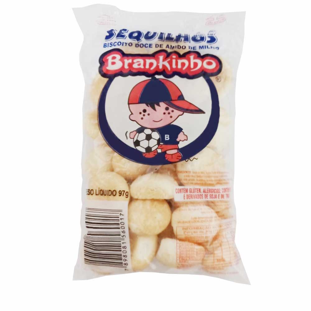 BIscoito Doce Sequilhos 97g - Brankinho em Oferta na Shopee