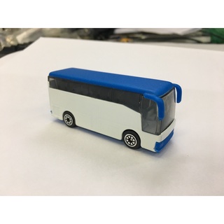 ônibus city bus da Guisval 1/87 azul e branco miniatura metal