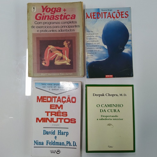 Imagem 4 Livros Sobre Auto-ajuda E Meditação