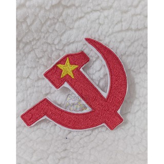 Patch Aplique bordado movimento Comunismo sem termocolante | Shopee Brasil