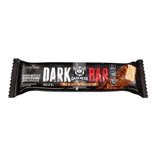 Barra de Proteína Whey Bar Darknees Sabor Doce de Leite 90g Unidade - Integralmédica