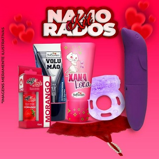 Kit Sex Shop Completo Namorados Vibrador + Volumão Intensificador + Xana Loka Gel Excitante Aumenta Tesão + Calcinha Tanga Tailandesa (tam M) + Produtos Eroticos SexShop