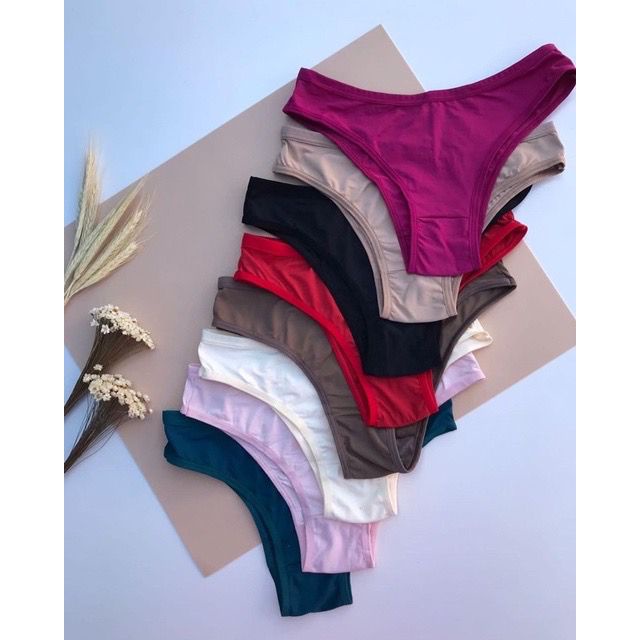 Kit 10 Calcinha Tanga Conforto Lingerie Envio Rápido