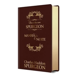 Dia A Dia Com Spurgeon Capa Couro Luxo 365 dias
