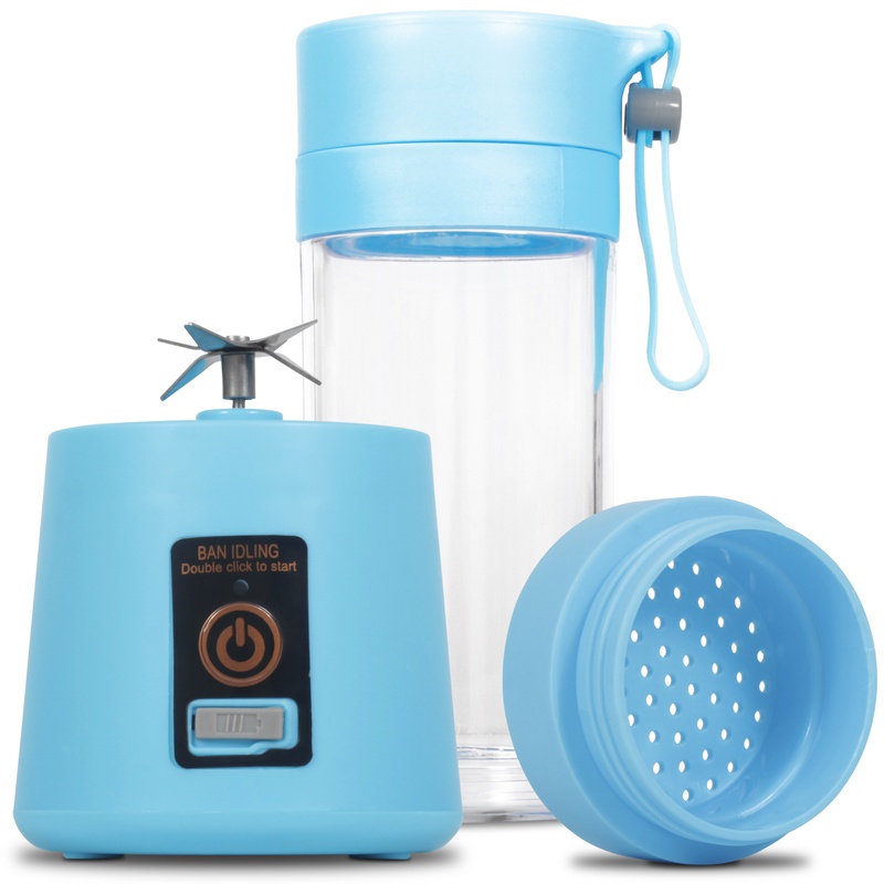 Copo Mixer Liquidificador Shake Elétrico Jarra Portátil 380ml Recarregável Usb