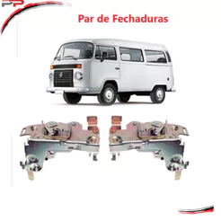 Par Fechaduras Portas Dianteira Teiras Kombi Clipper 1975 A 2013
