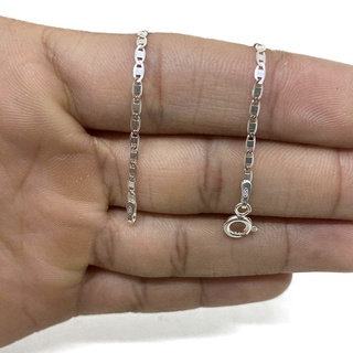Pulseira piastrine prata 925 Italiana legitima maciça masculina