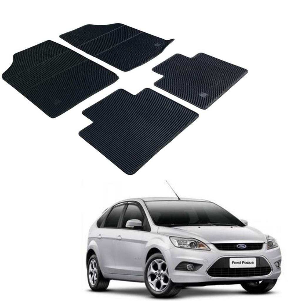 Jogo 4 Pecas Tapete Automotivo Especifico Ford Focus 100% Borracha Borcol